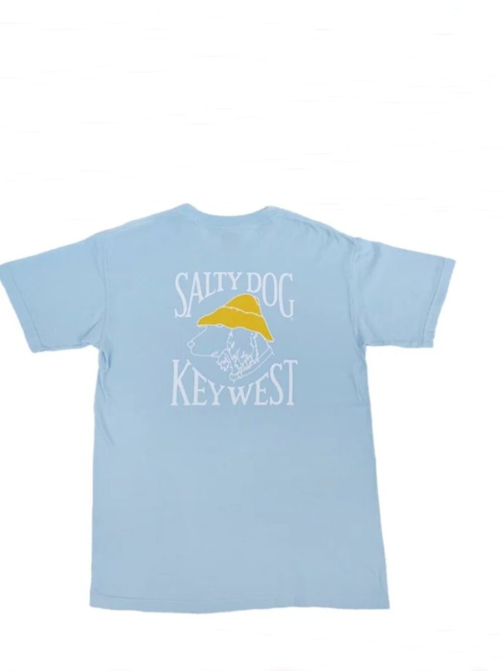 NWOT SALTY DOG CAFE Key West Comfort Colors S/S Tee XXL Blue
